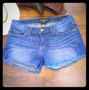 👖 LUCY BRAND CUT OFF  JEAN SHORTS SIZE 4/27 👖